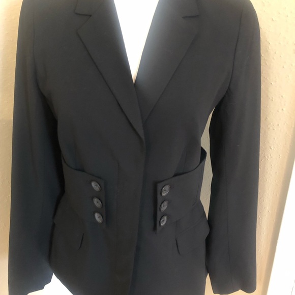 KARL LAGERFELD Black Blazer - Picture 2 of 8